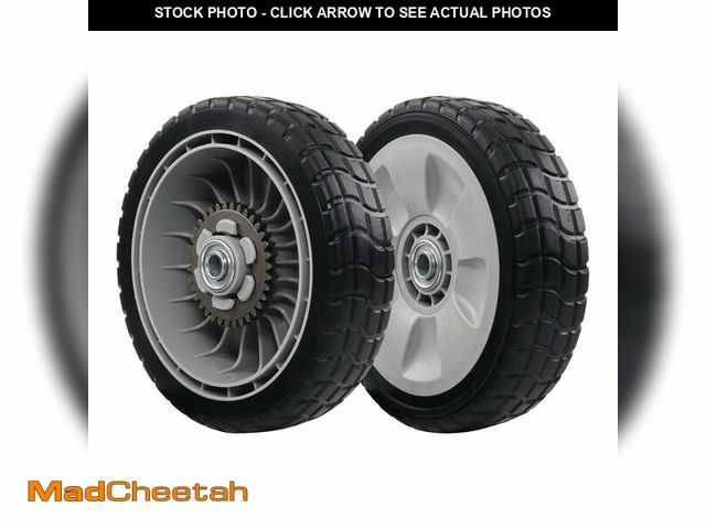 Lot 74-14265704 - CheeMuii HRR216 Lawn Mower Drive Wheels Kit 2 Pcs Rear Wheels 42710-VE2-M02ZE Replace for Honda HRR2...