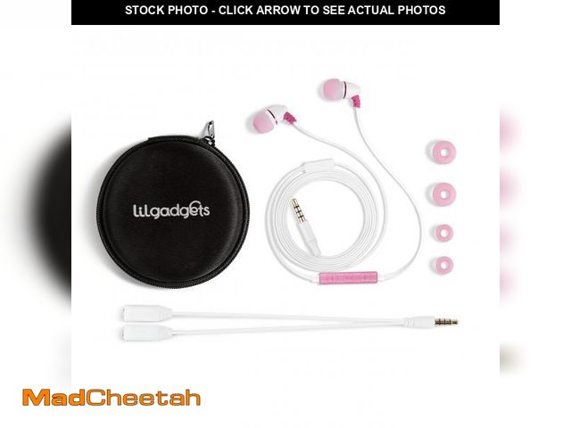 Lot 74-12438682 - LilGadgets Wired Ear Buds for Kids - Safe &amp; Comfortable, Volume Limited, Wired Earbuds for Kids ...