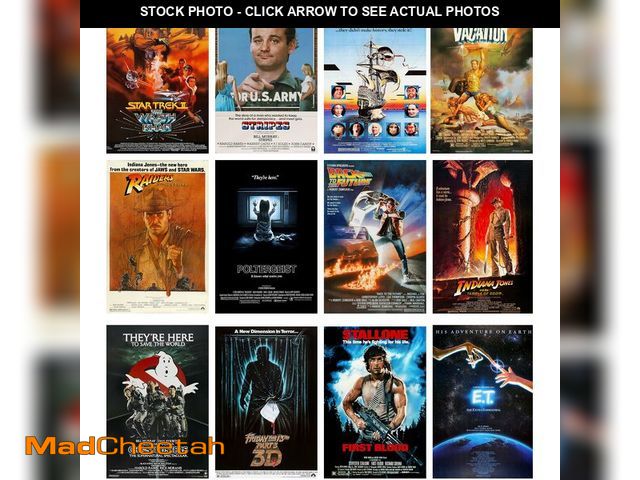 Lot 74-14144705 - ArtDirect 12 pack of 8x12 movie posters from the 1980's - UNUSED