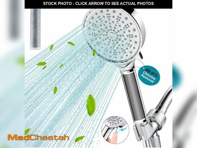 Lot 74-10949902 - Cobbe Filtered Shower Head with Handheld - Filters Over 99% Of Chlorine - 2.0 Carbon Shower Head Fil...