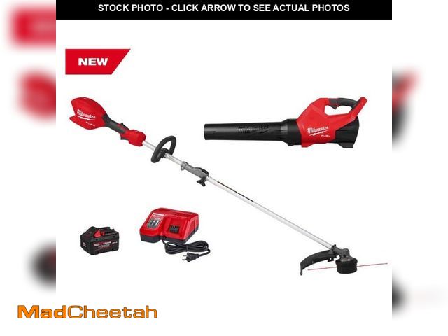 Lot 74-14222014 - Milwaukee M18 FUEL 18-Volt 16 in. Brushless Cordless Electric QUIK-LOK String Trimmer/Blower Combo K...