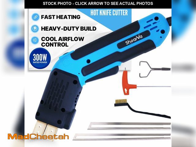Lot 74-13574433 - ShearVa 300W Electric Hot Knife Foam Cutter Ã¢â¬â Heavy-Duty Air-Cooled Styrofoam Cutting Tool Ki...