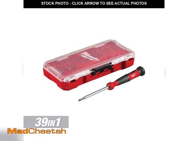 Lot 74-13692166 - Milwaukee 39-in-1 Precision Multi-Bit Screwdriver - UNUSED