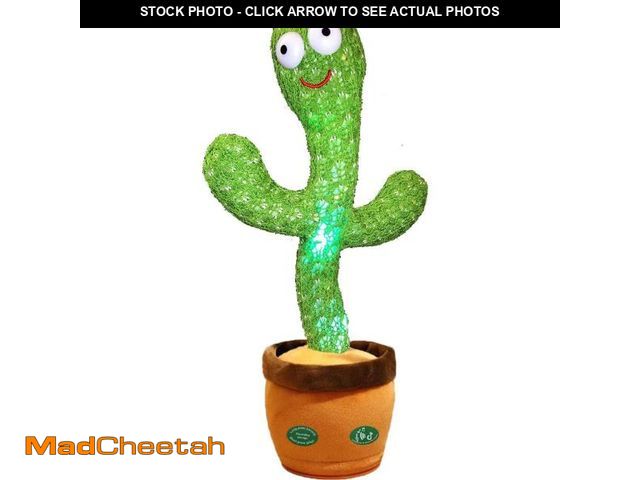 Lot 74-12311459 - Pbooo Dancing Talking Cactus Mimicking Toy,Talking Repeat Singing Sunny Cactus Toy 120 Pcs Songs for...