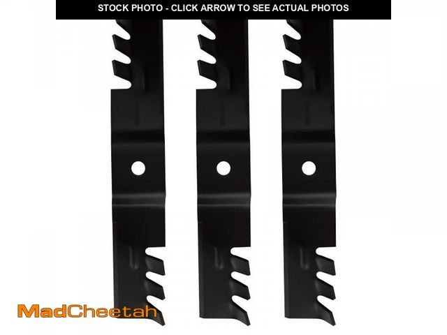 Lot 74-12437507 - ILONPA 48" Mulching Mower Blades for Cub Cadet MTD 942-04417 02005017 GT2148 Recon Z-Force L48 742-0...