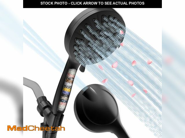 Lot 74-12607478 - Shower Head, 15 Stage Filtered Shower Head for Hard Water, 10 Modes High Pressure Handheld Shower He...