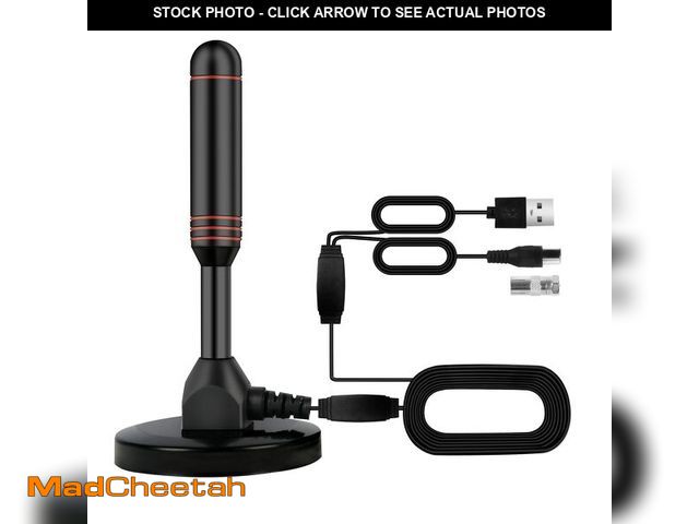 Lot 74-14082293 - TV Antenna Indoor Antenna for Smart TV with 2 Amplifier Signal Booster for Long Range Reception and ...