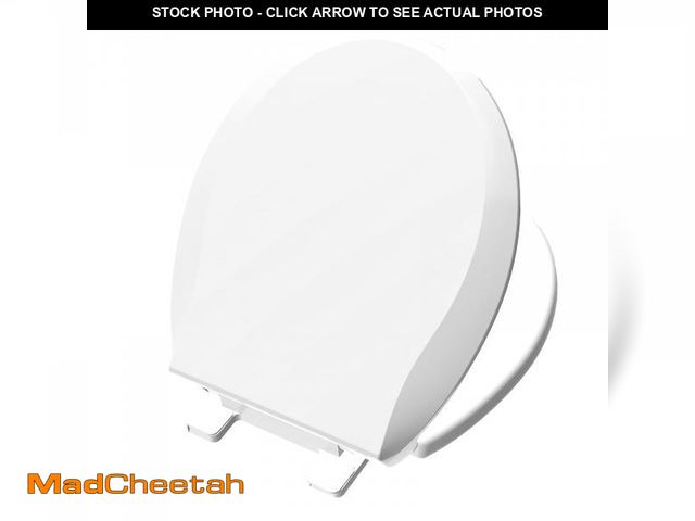 Lot 74-12047347 - AÃÆÃÂ¼nsffer Toilet Seat Round Soft Close16.5'', Toilet Lid Slow Close Quiet No Slam, Easy Instal...
