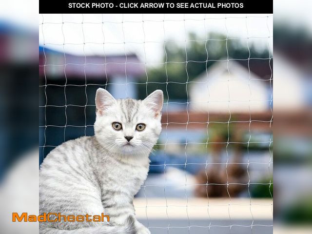 Lot 74-13623067 - Cat Balcony Net Cat Anti-Fall Fence Net Dog Fence Nets Transparent Nylon Pet Mesh Fence Anti-Fall Ne...