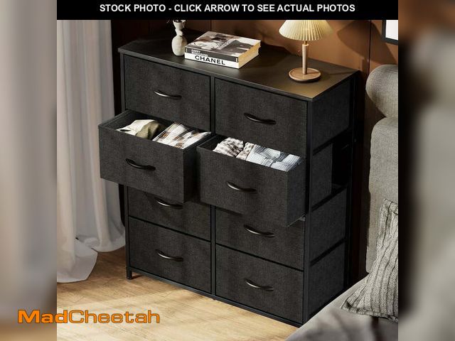 Lot 74-12833044 - CONCETTA 8-Drawer Fabric Dresser Storage Chest for Bedroom, Closet, Entryway, Storage Furniture for ...