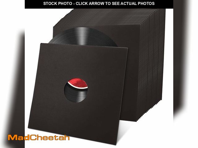 Lot 74-13546893 - Oungy 30 Pack Vinyl Record Inner Sleeves, Anti-Static PO Lined Record Sleeves for 12 Inch LPs, Frost...