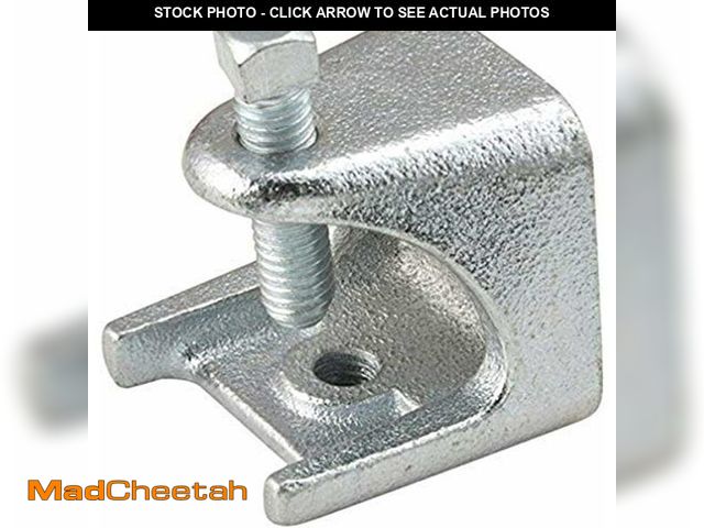 Lot 74-14598735 - RACO 1 in. Beam Clamp, 27/32 in. Inside Opening, Steel, Max Load 60 lb - UNUSED
