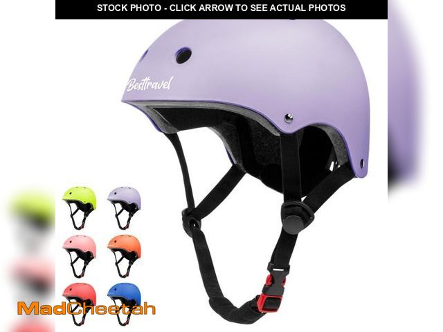Lot 74-11547239 - Besttravel Kids Helmet, Toddler Adjustable Toddler Bike Helmet Ages 3-8 Years Old Boys Girls Multi-S...
