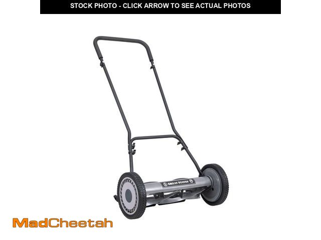 Lot 74-14280000 - Great States 18 in. 5-Blade Manual Walk Behind Reel Lawn Mower - USED