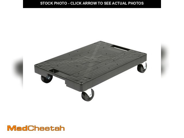 Lot 74-14467729 - Devault Enterprises 16 in. x 11 in. Multi-Purpose Black Garage Dolly/Caddy DEV4000GB - UNUSED