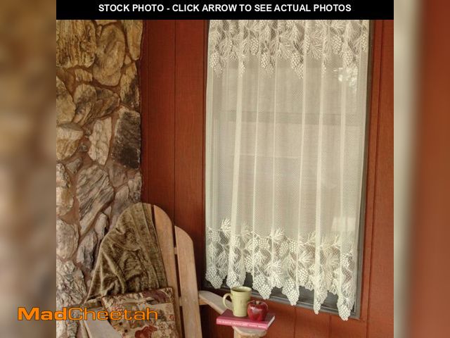 Lot 74-4828939 - Loon Peak Champlain Graphic Print &amp; Text Sheer Rod Pocket Panel LNPK8434 Size per Panel: 60" W x...