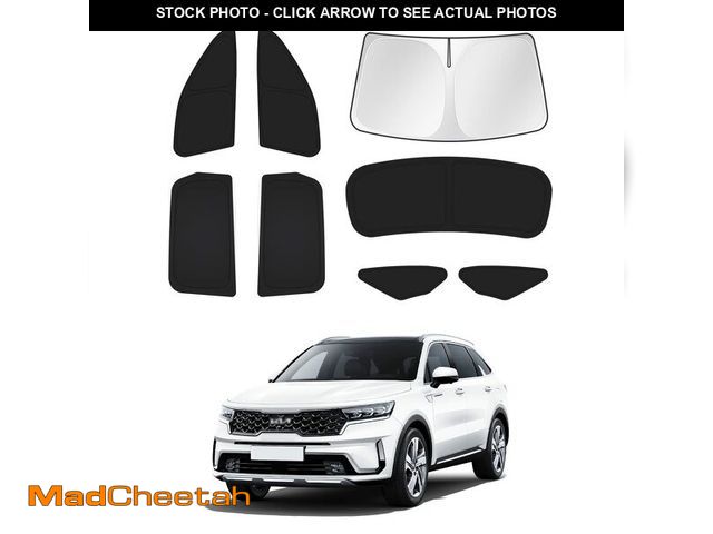 Lot 74-14276536 - Canvcle Windshield Sun Shade for 2021-2025 2026 Kia Sorento Accessories Side Rear Window Shade Cover...