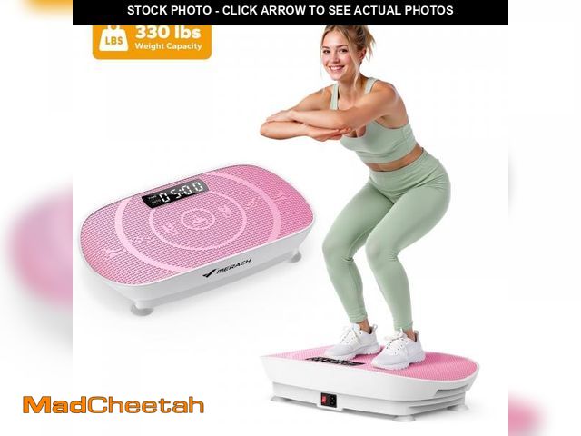 Lot 74-12513355 - MERACH Compact Vibrating Plate Muscle Toner, Whole Body Vibration Plate Exercise Machine with Remote...