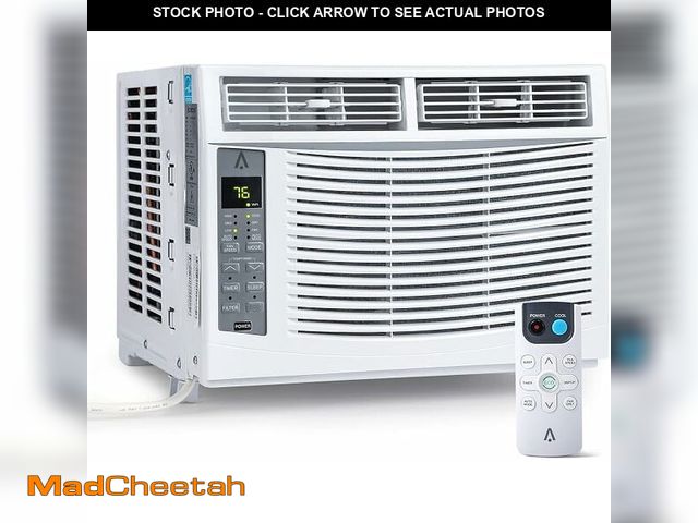 Lot 74-13844570 - GarveeLife 6000 BTU Smart Window Air Conditioner - Fast Cooling up to 350 Sq.Ft - Quiet 110-115V Ope...
