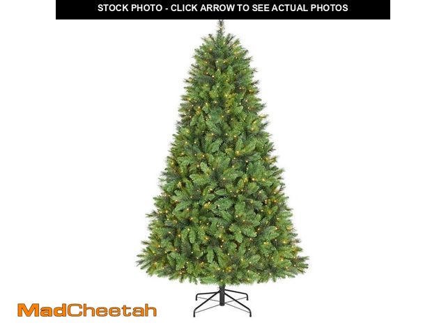 Lot 74-13046824 - Home Accents Holiday 7.5 ft. Oxford Pine LED Pre-Lit Artificial Christmas Tree T13 - UNUSED