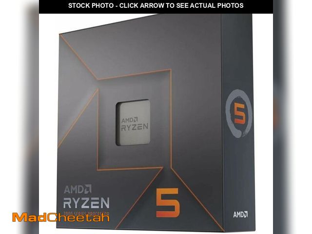 Lot 74-14590933 - AMD Ryzen 5 7600X 6-Core, 12-Thread Unlocked Desktop Processor - USED