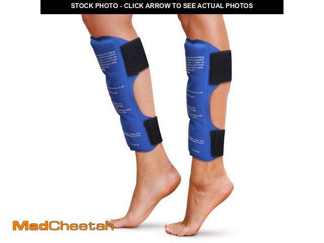 Lot 74-12120834 - Shin Splint Ice Packs, HSA and FSA Eligible Reusable Hot and Cold Therapy Wrap | Leg or Calf Pain Re...