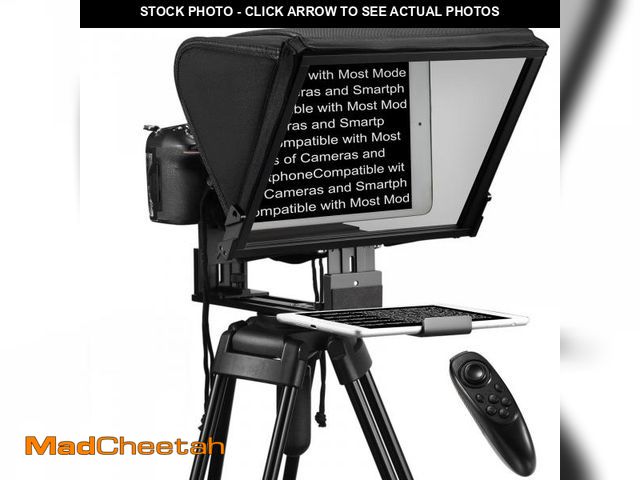 Lot 74-12308192 - INMEI TX12P Teleprompter with Remote App Control, 14inch Metal TeleprompterÃ¯Â¼ÅCompatible with iPa...