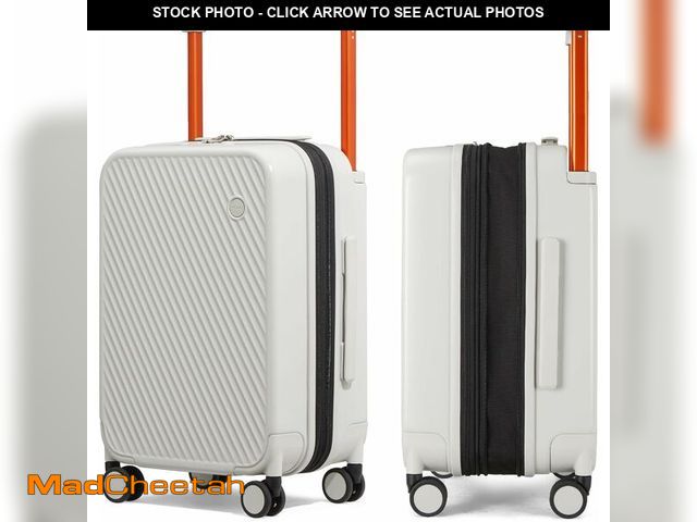 Lot 74-13213221 - mixi Large Capacity Expandable Carry On Luggage Airline Approved 20'' Lightweight Luggage Wide Handl...