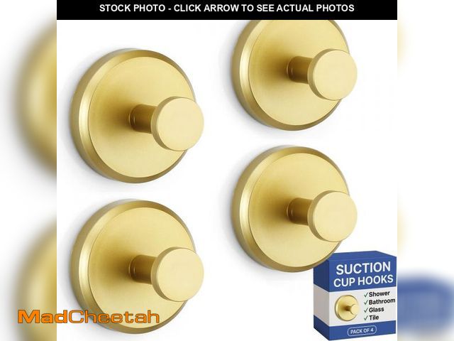 Lot 74-11551250 - HOME SO Suction Cup Hooks for Shower, Bathroom, Kitchen, Glass Door, Mirror, Tile ? Loofah, Towel, C...