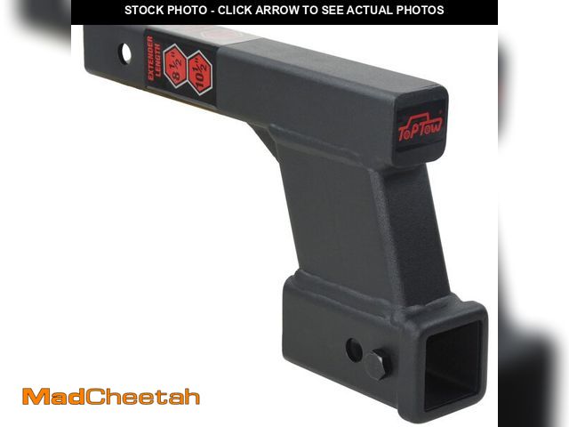 Lot 74-14432844 - TOPTOW Trailer Receiver Hitch Extender Adapter 6" Drop/Riser, 8.5" and 10.5" Extension Length, 2" Sh...