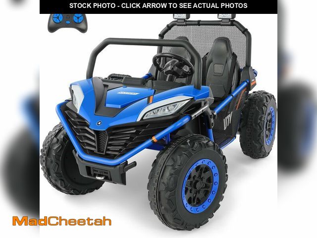 Lot 74-12822625 - ELEMARA 2 Seater XL Ride on Car for Kids,12V 4.0mph Battery Powered Electric Off-Road UTV Toy,4WD El...