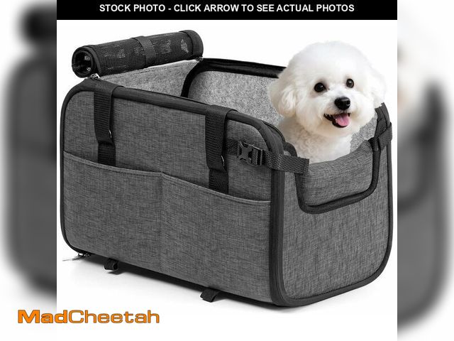 Lot 74-14155280 - YUDODO Large Dog Car Seat for Center Console (WidthÃ¯Â¼Å¾9.5in) Fits 10-18lbs, Anti-Slip Puppy Cat T...