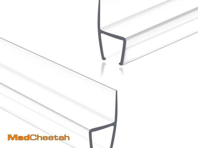 Lot 74-12488164 - Dzhuywer Frameless Shower Door Seal Strip 2 Pack x 78 Inch H for 1/2" Thick Glass Shower Door Side S...