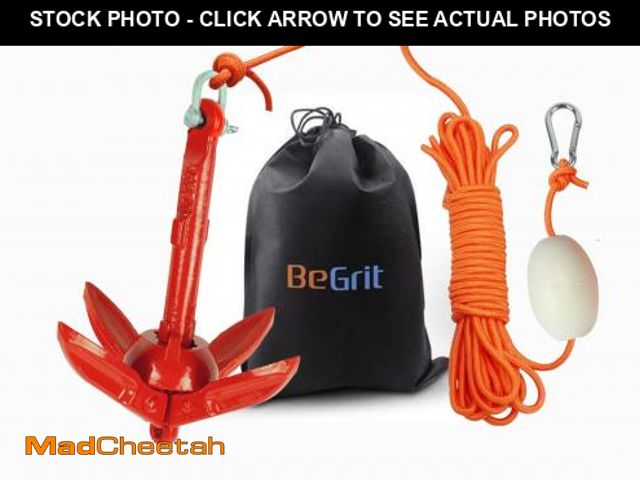 Lot 74-12433535 - BeGrit Kayak Anchor 1.5lb Small Boat Anchor Folding Marine Anchor for Fishing,Kayak,Paddle Board,Can...