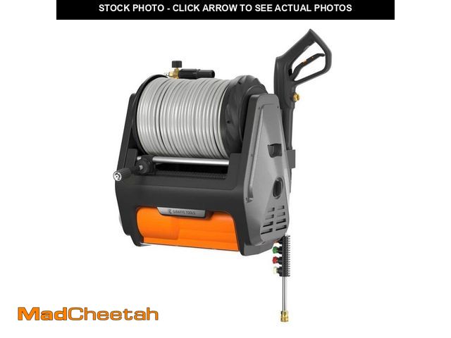 Lot 74-13692945 - Giraffe Tools Grandfalls 3700 PSI 1.32 GPM Cold Water Corded Pressure Washer .5 in. 100 ft. with Ult...