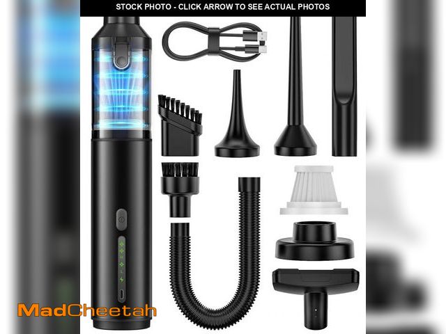 Lot 74-12304646 - Car Vacuum Portable Cordless Handheld Vacuum Cleaner 4-in-1 Mini Cordless Vacuum with 2 Suction Mode...