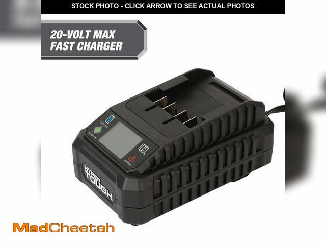 Lot 74-12886033 - Hyper Tough 20V Max Fast Charger for Lithium-Ion Batteries - UNUSED