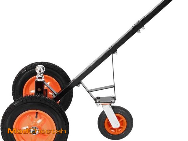 Lot 74-12098591 - VEVOR 1000lbs Dolly, Carbon Steel Mover with 16.7 inch and 22 inch Height Adjustable Dolly, 2 inch B...