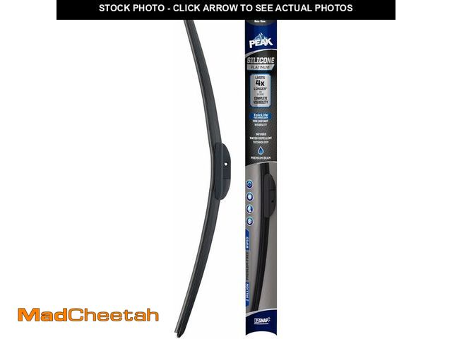 Lot 74-12679654 - PEAK Silicone Platinum 22" Front Windshield Wiper Blade, Replacement Windshield Wiper Blade with Uni...