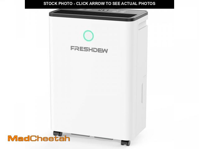 Lot 74-12436173 - FRESHDEW Dehumidifier, 50 Pints Dehumidifiers for Home, 4500 Sq. Ft Dehumidifiers with Drain Hose, 0...