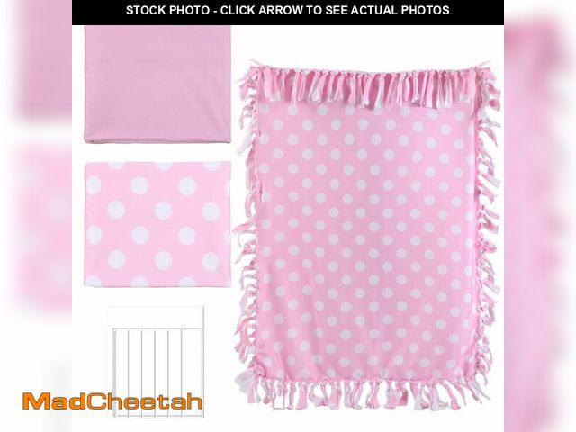 Lot 74-14060055 - Hahafelt 3 Pcs DIY Tie Blankets Fleece Kit - No Sew Blanket Kit Includes 50x60 Inch No Sew Fleece Fa...