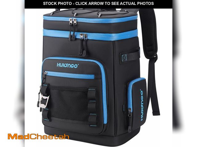 Lot 74-12548649 - Hulongo Large Waterproof Insulated Cooler Backpack for Men &amp; Women, Leak Proof Cooler Backpack f...