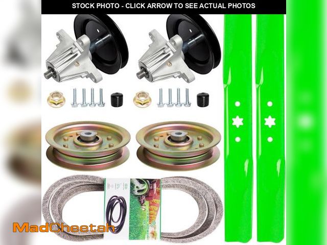 Lot 74-12398693 - TENGMUJX Mower Deck Rebuild Kit Compatible with Crafts Man 42 inch Model LT2000 Includes (2) 918-048...