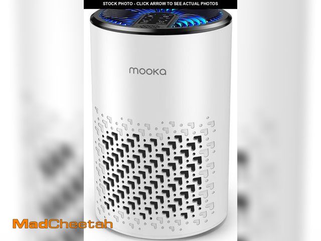 Lot 74-11546042 - Air Purifiers for Bedroom Home, MOOKA HEPA Air Purifier for Home Pets with Fragrance Sponge for Smok...