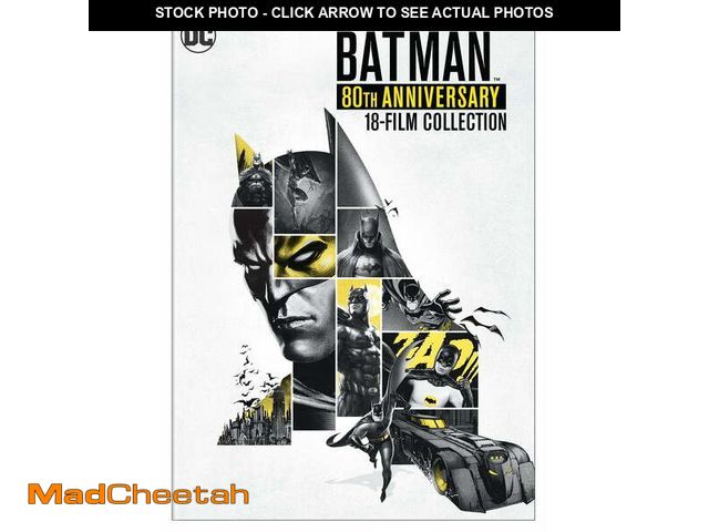 Lot 74-12862574 - Batman: 80th Anniversary 18-Film Collection (DVD) Warner, Animation - UNUSED