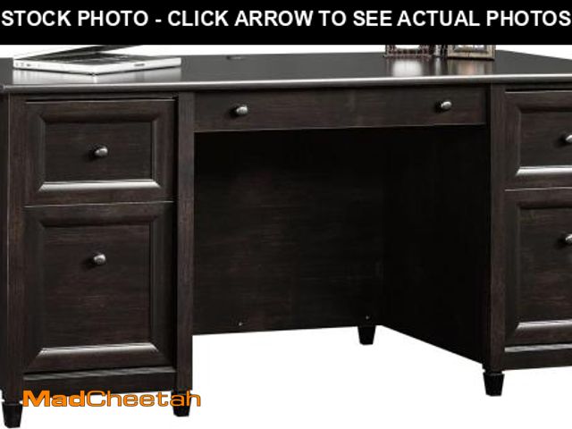 Lot 74-11354682 - (SET OF 2) Sauder Edge Water Office, Executive Desk with File Drawer Storage, L: 65.12" x W: 29.53" ...