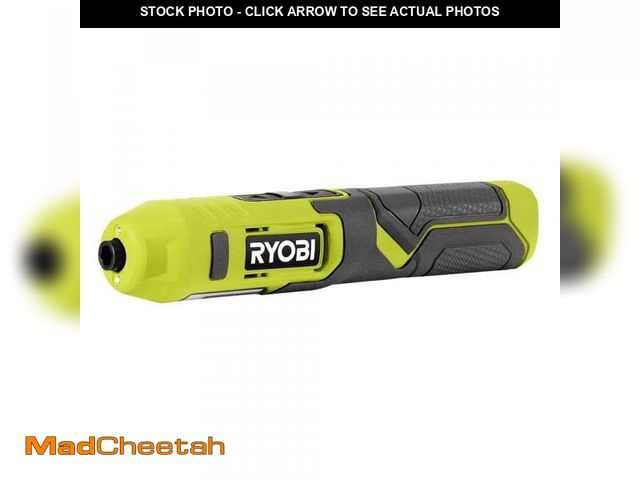 Lot 74-12492539 - RYOBI 4V Cordless 1/4 in. Screwdriver - USED