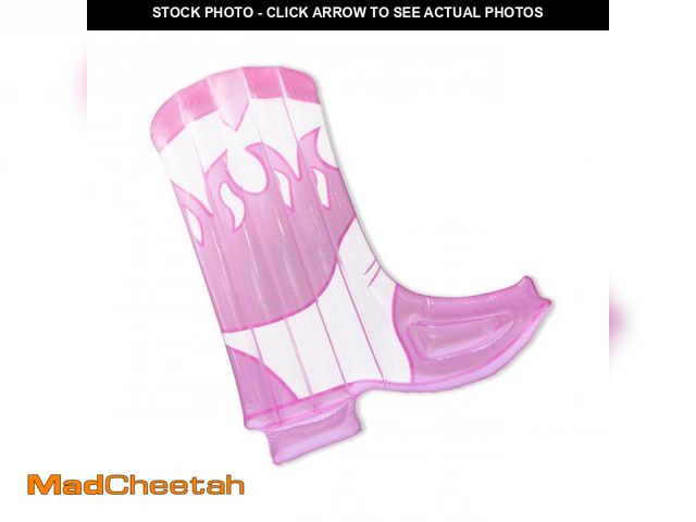 Lot 74-12118932 - NPW Cowgirl Boot Pool Float Inflatable Pool Rafts, 6' Tall Pool Floats for Adults Kids Summer Pool P...