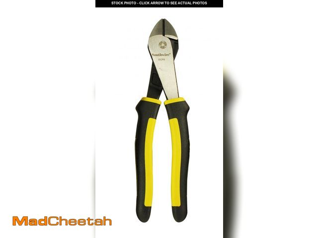 Lot 74-11556880 - Southwire DCP8 High-Leverage Diagonal Cutting Pliers with Comfort Grip Handles; 8-Inch - USED