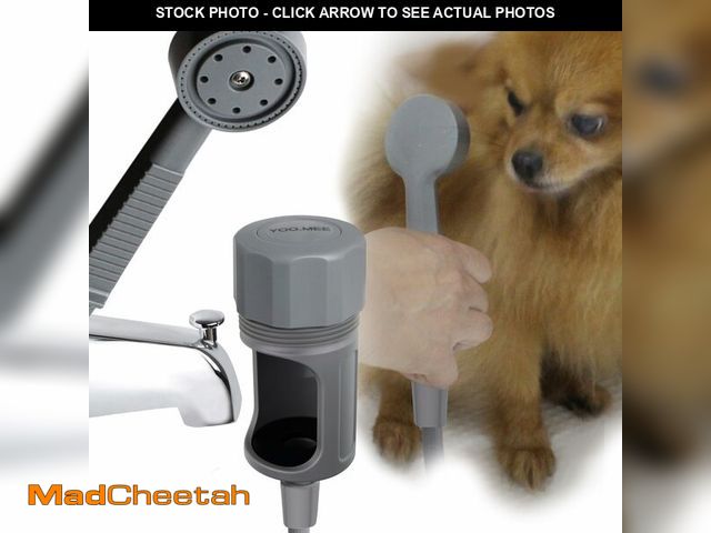 Lot 74-13628839 - Pets Shower Attachment, Quick Connect on Tub Spout w/Front Diverter, Ideal for Washing Pets and Clea...
